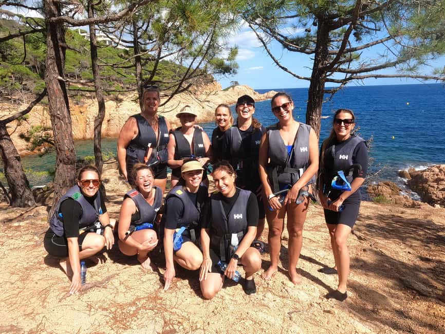 Barcelona: Costa Brava Kayak and Snorkel Tour with Lunch - Snorkeling in clear water: what to expect and how to make it count