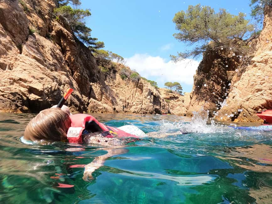 Barcelona: Costa Brava Kayak and Snorkel Tour with Lunch - The kayak lesson that actually helps: safety without boredom