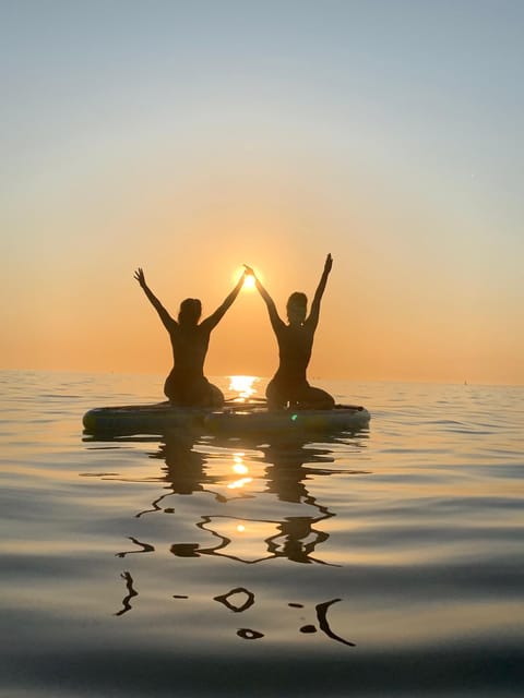 Barcelona: Sunrise Standup Paddle Tour w/ 4K Video & Coffee - From Boardriders Surf Shop to the water: getting set up fast