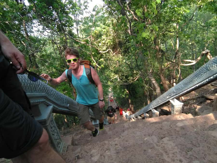 Battambang,Tuktuk and kayak, BambooTrain ,Wat Banan,Bat cave - What makes this tour worth your day