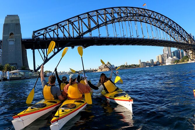 Beautiful Sydney Harbour Breakfast Kayaking Tour - Getting set up on Mirage Sea Kayaks (and why doubles matter)