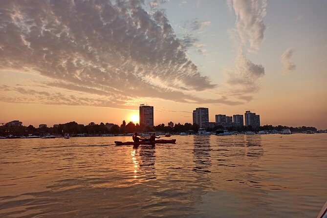 Belgrade: Sunset Kayak Tour - The route in motion: Zemun reflections and bridge-side landmarks