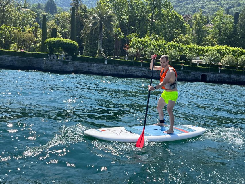 Bellagio Lake Como: Stand up Paddle Rental - Northbound Bellagio: Villa Melzi gardens and Riverside Beach
