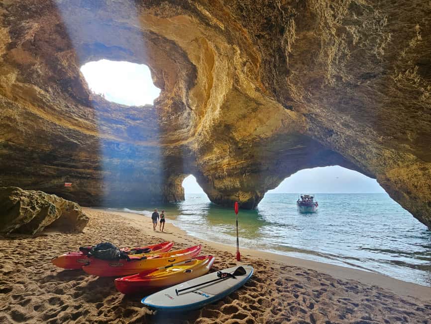 Benagil: 1:30Hour Kayak Rental with Private Parking - Marinha’s Arches and the Praia da Marinha swim stop