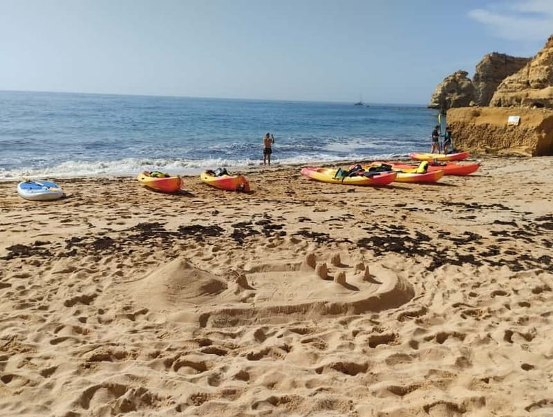 Benagil: Benagil Kayak Tour - The Algar de Benagil and Praia da Marinha combo is the whole point