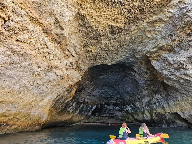 Benagil: Benagil Kayak Tour - Praia da Marinha arches: natural shapes that feel different from every angle