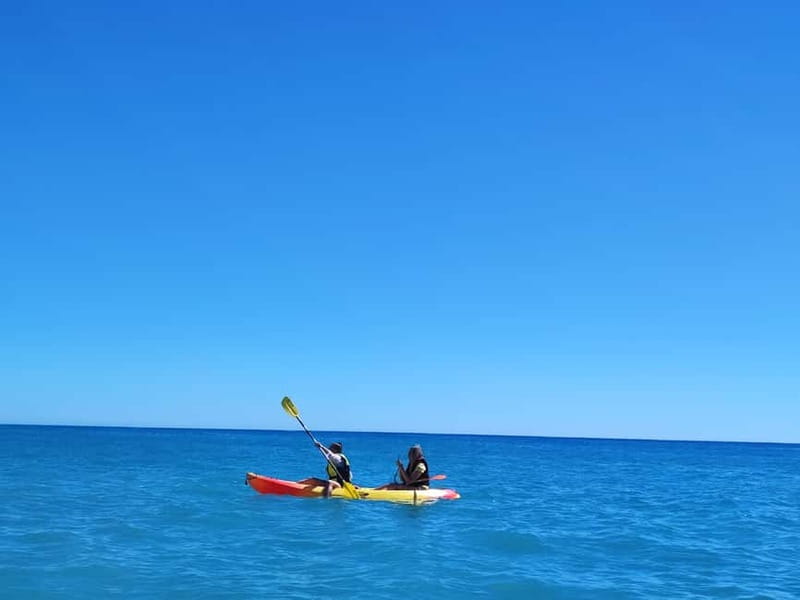 Benagil Cave: Guided Kayak Tour with Caves and Cliffs - Kayak skills in minutes: how the route actually feels