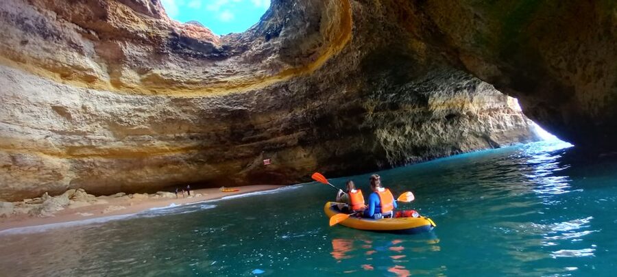 Benagil Caves: Kayaking Tour with a Local Guide - Inside the cave: photo moments, timing, and how to deal with crowds