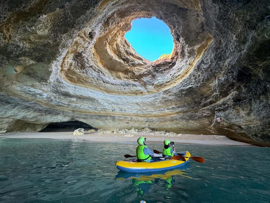 Benagil Caves: Kayaking Tour with a Local Guide - Swim stop in Atlantic waters: what you’re trading for