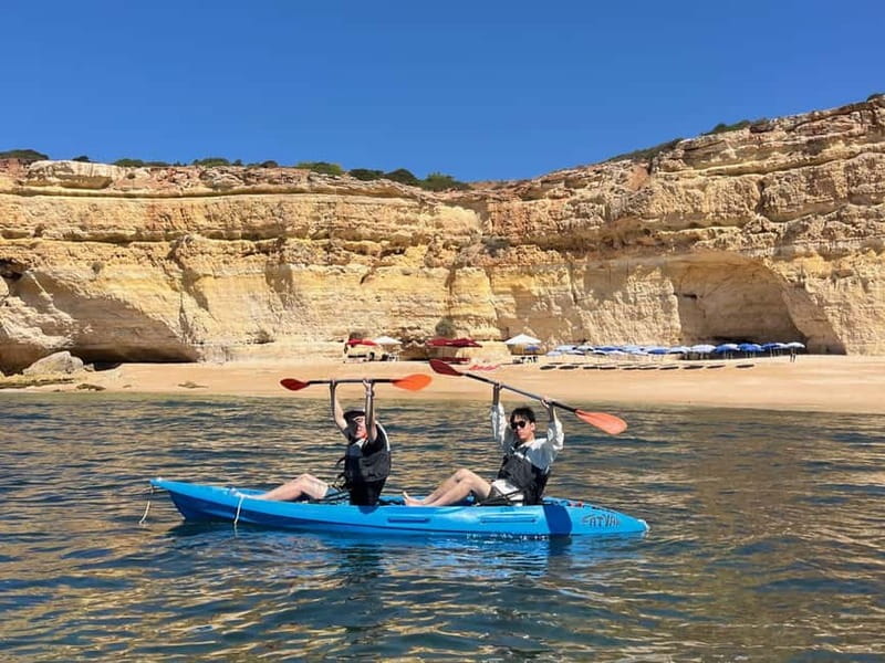 Benagil Kayak Tour: Explore Secret Caves with Licensed Guide - Guides who actually manage your pace (Diogo, Jack, and Ricardo)