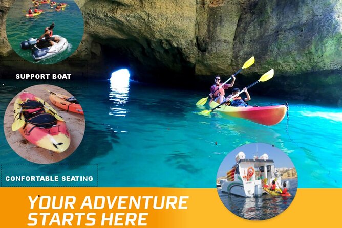 Benagil Kayak Tour On Board a Fantastic Catamaran - The Catamaran Ride: Restrooms, Seats, and Photo Opportunities
