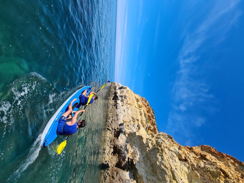 Benagil: Kayaking Tour with a Local Guide - Another cave stop on the way to Marinha Beach