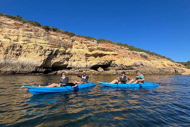 Benagil, Marinha & Albandeira - Kayak w/ Local Guide - Snacks, water, and small comforts that reduce stress