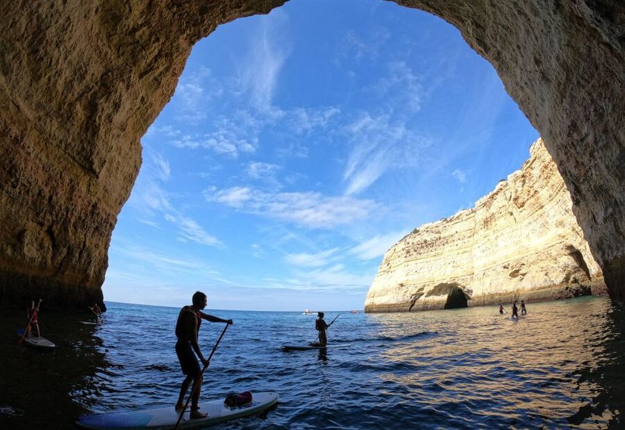 Benagil: Stand-up Paddle Board or Kayak Tour - Entering Algar de Benagil From the Inside