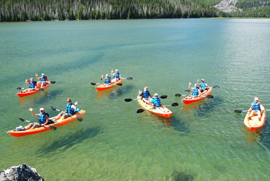 Bend: Guided Kayak Tour on the Cascade Lakes - October note: lakes can change to a Deschutes River paddle