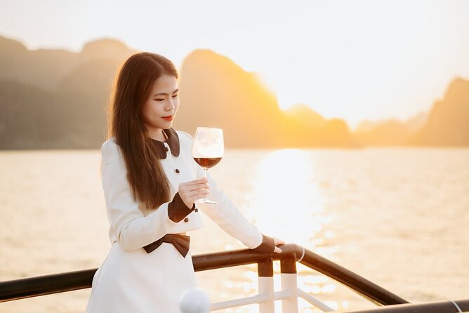 Best Price Halong 5 Star Day Cruise Buffet, Pool ,Sunset party - Surprise Cave (Hang Sung Sot): The Best “Show” Stop