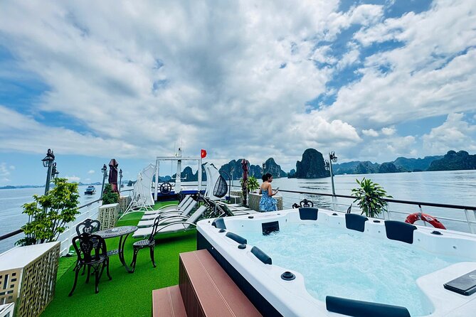 Best Value Ha Long bay 1 day - Lunch, kayak, swimming, transfer - Titop Island: swim, sandy rest, or the 500-step viewpoint hike