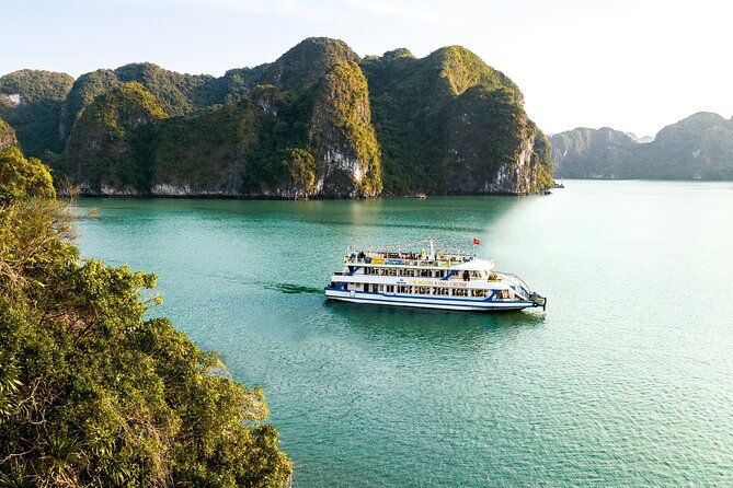 Best Value Ha Long bay 1 day - Lunch, kayak, swimming, transfer - Sunset on the return sail: tea, fruits, red wine, and time to breathe