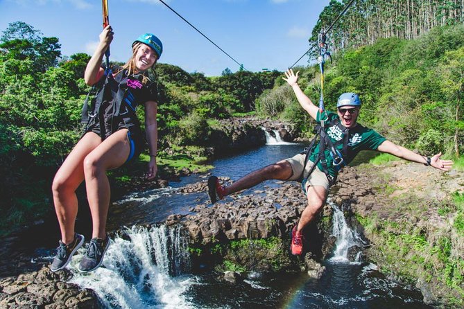 Big Island 9-Line Zipline Experience Plus Private Waterfall Swim - Key things to know before you go