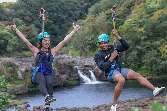 Big Island 9-Line Zipline Experience Plus Private Waterfall Swim - Between lines: the “Hawaii from above” part you will want to photograph