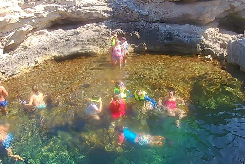 Binibèquer: Kayaking, Caves and Snorkeling Adventure - Natural pools and snorkeling: where the fish show up