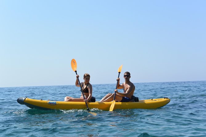 Blue Cave Kayak & Snorkel Adventure from Kotor / Tivat - In the water: safety briefing, paddling rhythm, and cave time