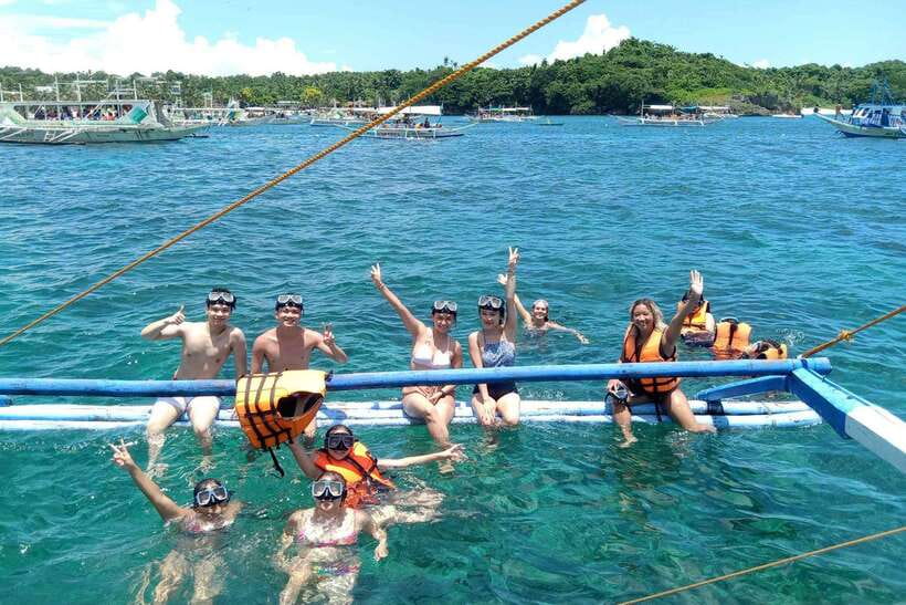 Boracay: Island Hopping with Crystal Kayak & Helmet Diving - Meeting at Astoria Boracay, Station 1 (Next to Yellow Cab)