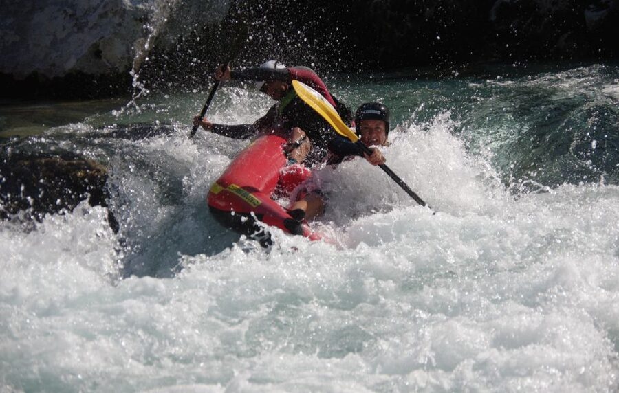 Bovec: Half-Day Kayaking Trip Down the Soča - Meeting at Raftingbovec.com and getting outfitted (without wasting time)