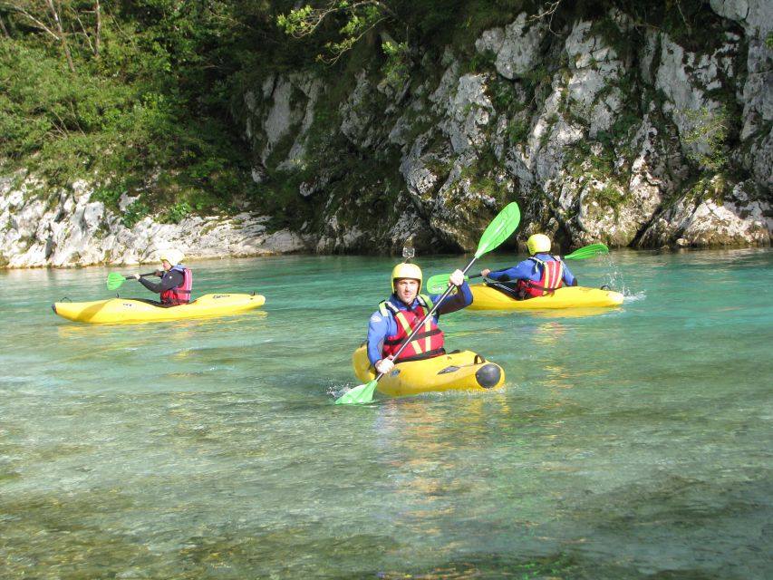 Bovec: Soča River 1-Day Beginners Kayak Course - On-water fundamentals: learning control on easy water first