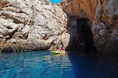 Breathtaking guided Kayak tour from Sant Elm the bay of Cala en Tió - The paddle route: Sant Elm, Punta de na Galinda, and the approach to Cala en Tió