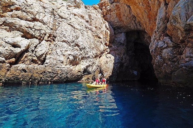 Breathtaking guided Kayak tour from Sant Elm the bay of Cala en Tió - The paddle route: Sant Elm, Punta de na Galinda, and the approach to Cala en Tió
