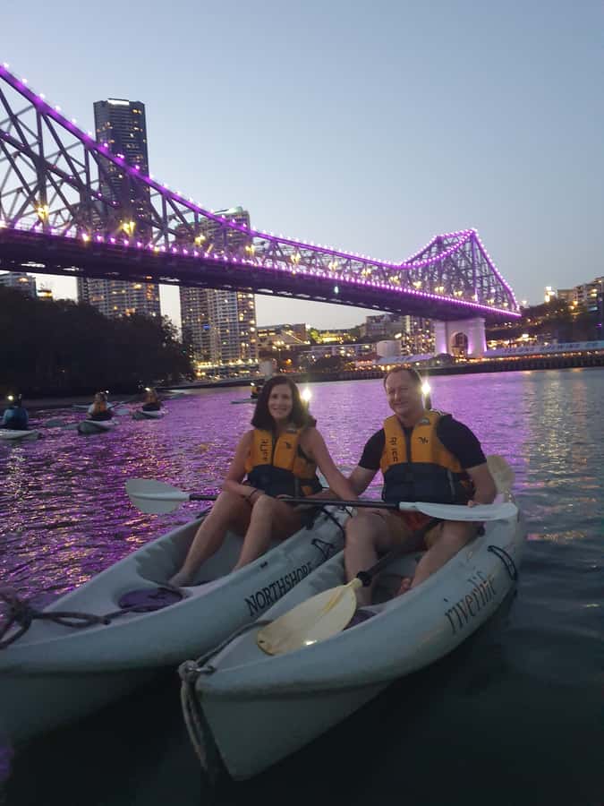 Brisbane: Illuminated River Night Kayak Tour - Key highlights to know before you go