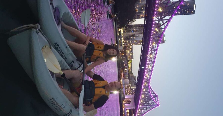 Brisbane: Illuminated River Night Kayak Tour - Story Bridge From River Level: The Main Moment You’ll Want to See