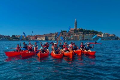 BUBA-Kayak Tours Rovinj FREE-drinks,pictures,snorkeling equipment - The Rovinj paddle to Katarina Island: how the 3 hours actually feel