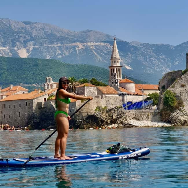 Budva: 3-Hour Paddle Board or Kayak Tour to Coastal Caves - Blue Lagune swim and snorkeling: the water-time highlight