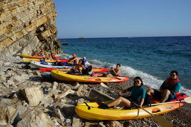 Budva Bay: Kayak & SUP Tour to Coastal Caves - Calypso Beach Break: Secluded Rest, Real Recovery Time