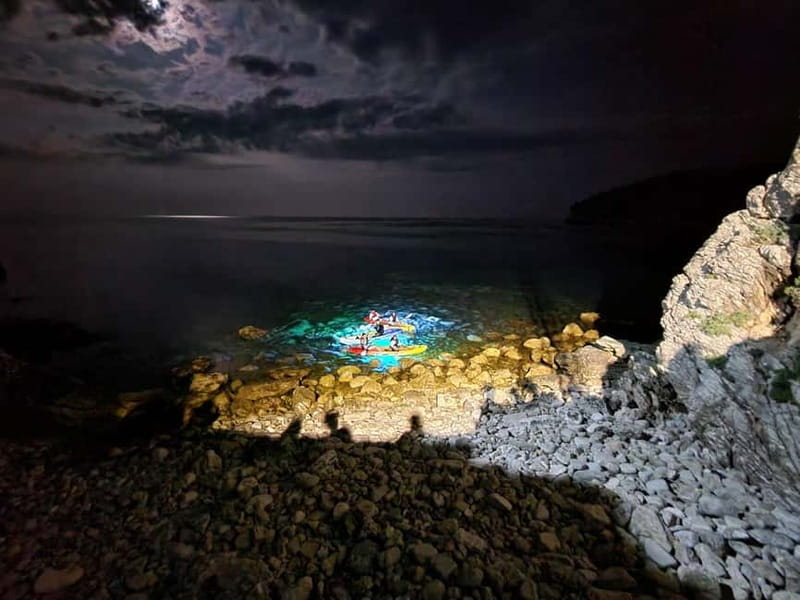 Budva: Night Lights Kayaking Tour - Old Town Walls After Dark: Why the Route Ends Here