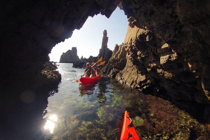 Cabo de Gata Active. Guided kayak and snorkel route through coves of the Natural Park - Price and value: is $54.42 a good deal?