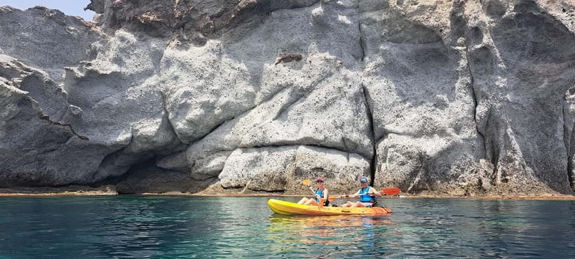 Cabo de Gata: Kayak & Snorkel Excursion in Natural Park - La Almadraba de Monteleva and Arrecife de las Sirenas: where the views become stops