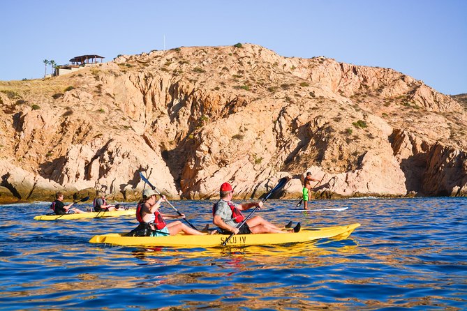 Cabo San Lucas Glass Bottom Kayak Tour and Snorkel at Two Bays - How the Day Flows: From Van to Tandem Kayaks