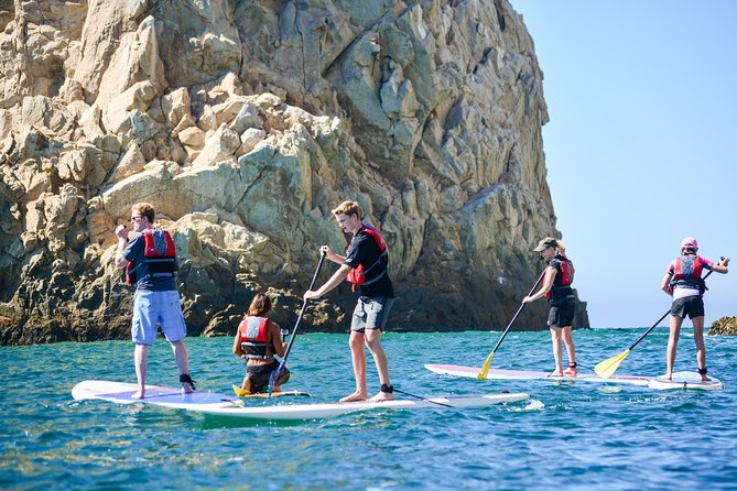 Cabo San Lucas Paddleboard and Snorkel at the Arch - Stop 2: El Arco de Cabo San Lucas from paddleboard height
