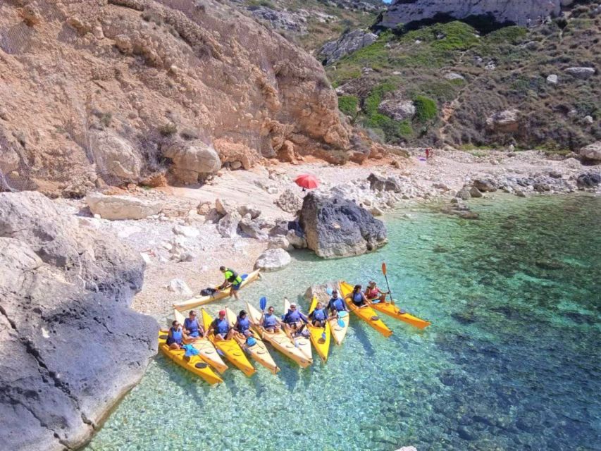 Cagliari: Guided Kayak Excursion in the Gulf of Cagliari - Gianfranco Pools to Grotta dei Colombi: where snorkeling actually happens