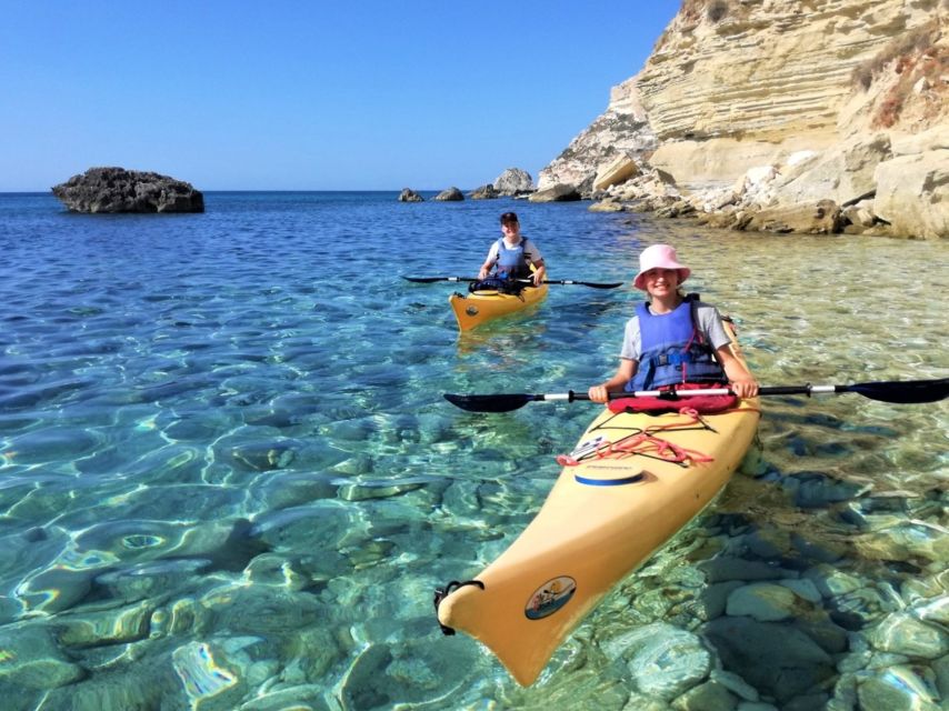 Cagliari: Guided Kayak Excursion in the Gulf of Cagliari - Calamosca beach time: the one landing stop and why it’s better