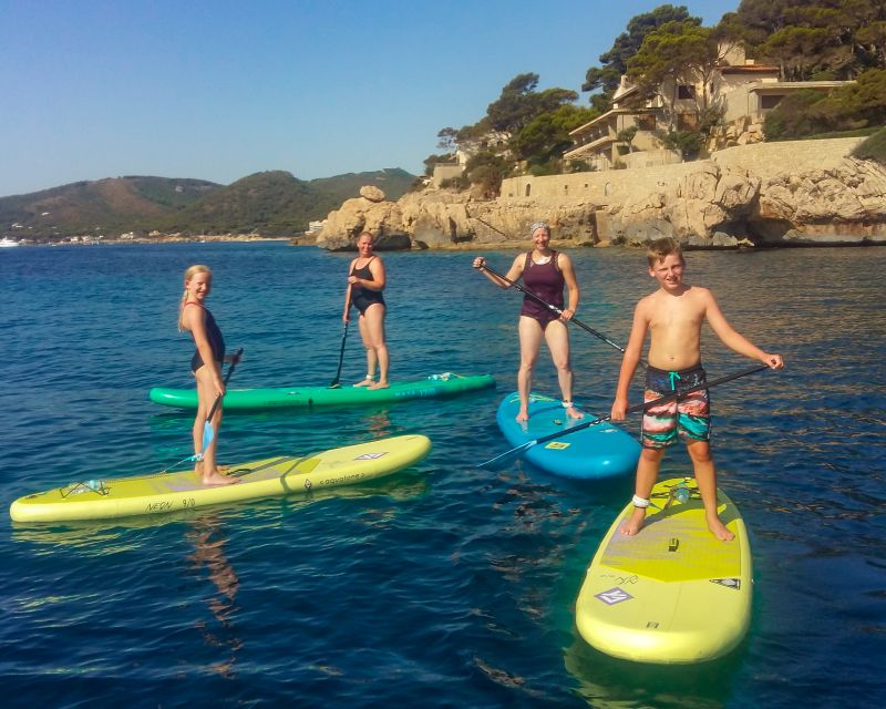Cala Ratjada: Stand Up Paddle morning or afternoon Tour - The crystal-clear break: rest, hydration, and snorkel time