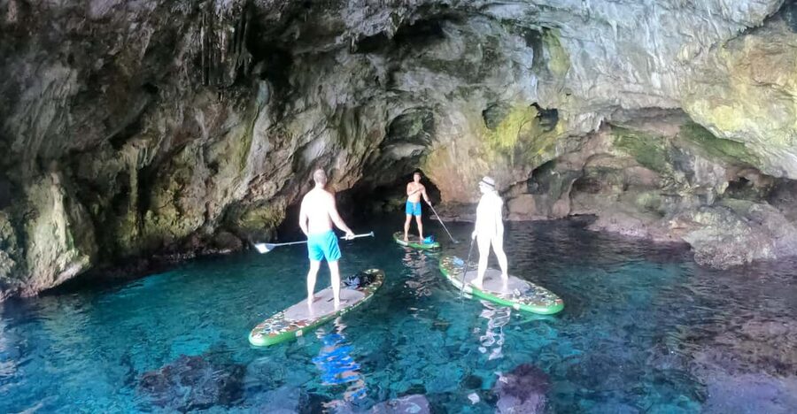 Cala Ratjada: SUP SAFARI TOUR 2H - How the 2-Hour SUP Coaching Works for Beginners (and keeps everyone smiling)