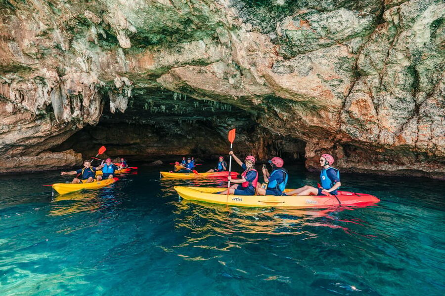 Cala Varques: Guided Sea Caves Kayak & Snorkeling Expedition - The phone photos: waterproof case, free memories, and one practical tip
