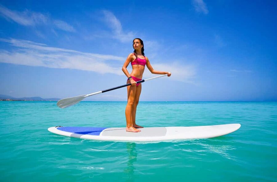 Caleta de Fuste: 1- Hour Stand Up Paddle Experience - Meeting at the box-office: quick start, no fuss