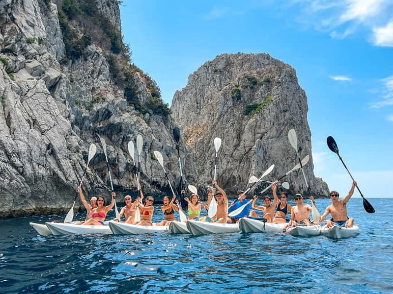 Capri: Caves and Beaches Kayaking Tour with GoPro Photos - Via Krupp, 11B: Guided Paddling That Works for Beginners
