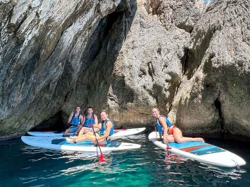 Capri: Caves and Beaches Paddle Board Tour with Photos - SUP in Capri for Caves and Beaches You Can Actually Reach