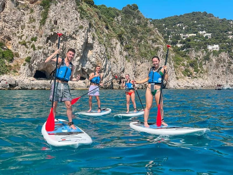 Capri: Caves and Beaches Paddle Board Tour with Photos - Class and Safety Briefing: Your First 15 Minutes Make the Whole Trip Easier